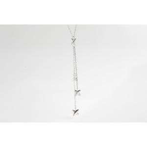 【美品】新品　ティファニー　クロスネックレス　エルサペッティ TIFFANY&Co. ティファニー ネックレス TIFFANY＆Co. エルサ