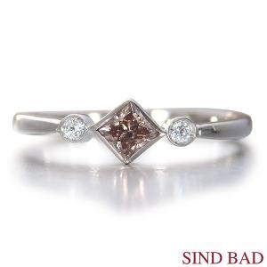 ピンクダイヤモンド 0.051ct ハートダイヤモンド 0.7ct