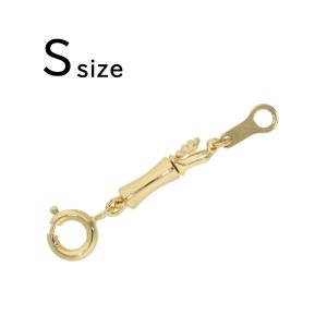 ネックレス金具 パーツ クラスプ シルバー 留め具 便利 簡単 シンプル ワンタッチ アクセサリー 男女兼用 母の日 日本製 Sサイズ Soel Sashi-com