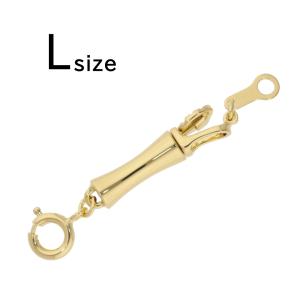 ネックレス金具 パーツ クラスプ シルバー 留め具 便利 簡単 シンプル ワンタッチ アクセサリー 男女兼用 母の日 日本製 Lサイズ Soel Sashi-com