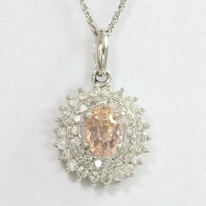 ネックレス  サファイア 1.49ct/ダイヤモンド 計0.53ct  プラチナ(Pt850/Pt900)   【中古】 ジュエリー 【新品仕上げ済み】netshop