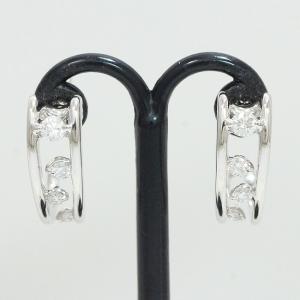 ピアス  ダイヤモンド 計0.30ct   プラチナ(Pt900)   【中古】 ジュエリー 【新品仕上げ済み】netshop｜jewelry-total