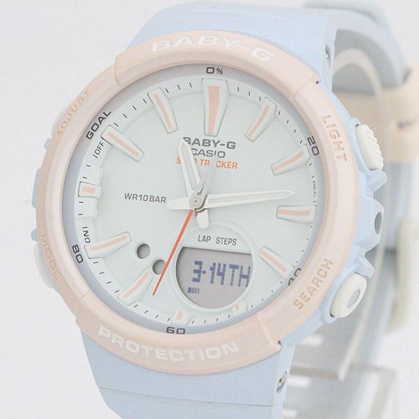 CASIO(カシオ) BABY-G ベビーG 青 ピンク BGS-100SC  樹脂 クォーツ レデ...