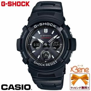 CASIO/カシオ G-SHOCK/ジーショック メンズタフソーラー電波 マルチバンド6 メタルコアバンド 20気圧防水 ソリッドブラック アナデジ AWG-M100SBC-1AJF｜jewelry-watch-bene