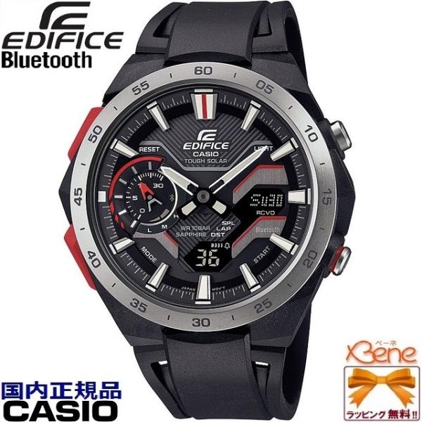 &apos;23-8 CASIO EDIFICE メンズソーラーウォッチ モバイルリンク機能 Bluetoot...