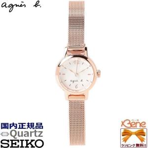 正規新品 agnes b/アニエスベー marcello!/マルチェロ ミニ レディースクオーツウォッチ ピンクゴールド FCSK911[Cal:VC01]｜jewelry-watch-bene