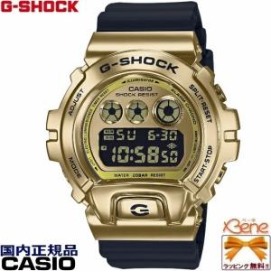 20-2 CASIO/カシオ G-SHOCK/ジーショック METAL COVERED/メタルカバード 三つ目 ラウンドデジタル 反転液晶 ゴールド GM-6900G-9JF｜jewelry-watch-bene