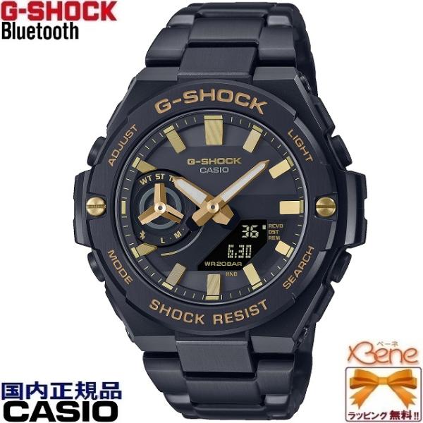 &apos;22-8 G-STEEL BLACK×GOLD  CASIO G-SHOCK メンズタフソーラー ...