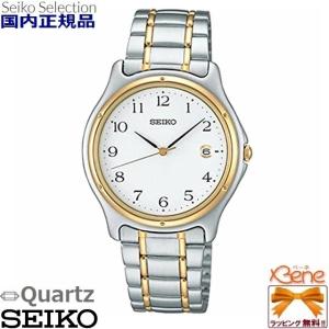 メンズ 薄型 丸型 アラビア数字 電池式 SEIKO SELECTION/セイコー セレクション スピリット SPIRIT クオーツウォッチ SCXA028｜jewelry-watch-bene