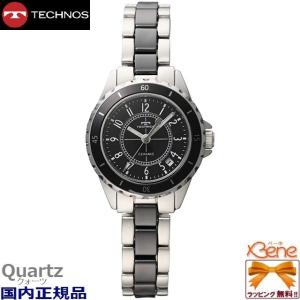 TECHNOS（テクノス） メンズクオーツ アナログ ステンレス セラミック
