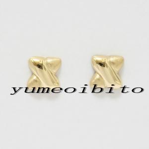 K18 クロスデザイン ピアス｜jewelry-yumeoibito