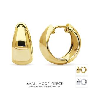 フープピアス シルバー ゴールド 両耳用 フープ ピアス 地金ピアス リングピアス シンプル 上品 金属アレルギー 対応 ニッケルフリー プラチナ