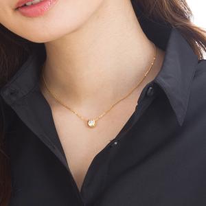 馬蹄 ネックレス レディース プラチナ ゴール...の詳細画像3