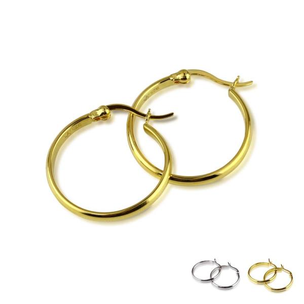 フープピアス 金属アレルギー ニッケルフリー フープ ピアス フープイヤリング おしゃれ メンズ プ...