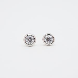 TIFFANY&Co. ティファニー ソリティア ピアス ダイヤ0.179ct H TIFFANY&Co. ティファニー ソリティア ピアス ダイヤ0.179ct H