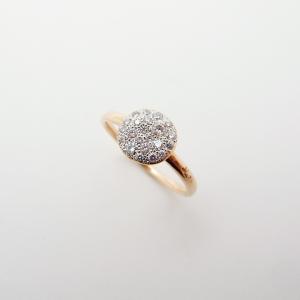 ポメラート サッビア リング #53 12.5号 0.24ct 750PG/WG SAランク