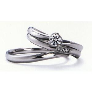 WPR-005 ３本セット ダイヤモンド（鑑定書付） 婚約指輪 エンゲージリング &amp; 結婚指輪 マリ...