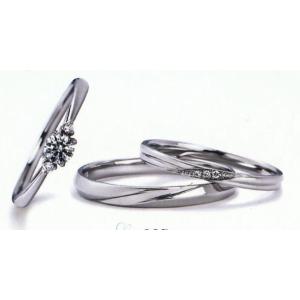 WPR-007 ３本セット ダイヤモンド（鑑定書付） 婚約指輪 エンゲージリング &amp; 結婚指輪 マリ...