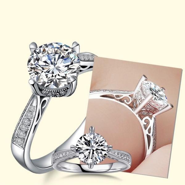リング 指輪 スワロフスキー 婚約指輪 結婚指輪 プレゼント レディースアクセサリー