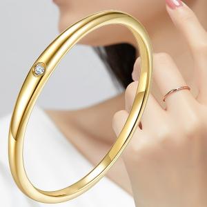 リング 指輪 レディース 高級 華奢 シンプル 重ね付け 誕生日 記念日 クリスマス 母の日 テレワーク ランチ会 金属アレルギー対応
