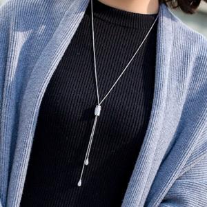 ネックレス ロングネックレス セミロング 高級 高品質 上品 誕生日 記念日 クリスマス 母の日 テレワーク ランチ会 K18金RGP 金属アレルギー対応