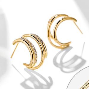 ピアス レディース ダイヤモンドCZ 職場 可愛い ギフト シルバー925 金属アレルギー対応