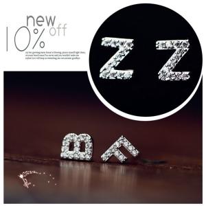 ピアス 片耳 イニシャル 英文字 組合せ 高級...の詳細画像5