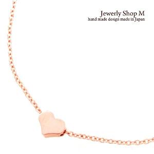 アンクレット 送料無料 メタルハートアンクレット 日本製 a9089｜jewelryshop-m