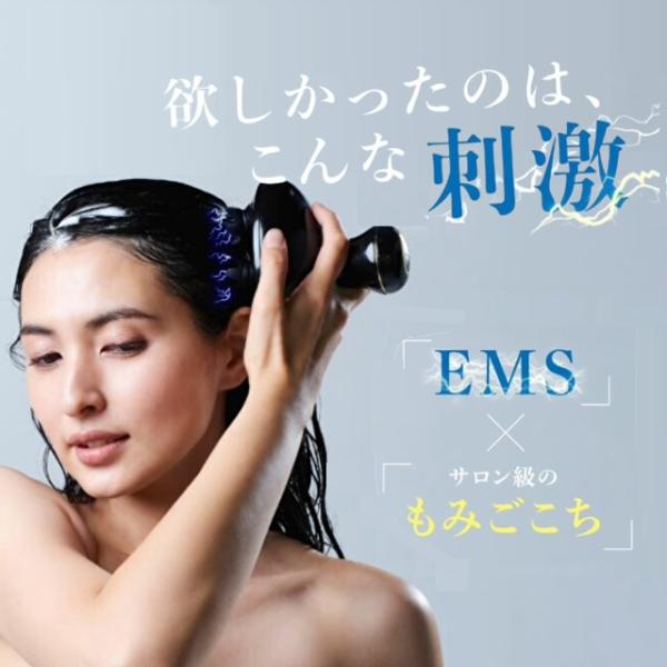 ヘッドスパ EMS 電気針 赤LED  電気ブラシ リフトアップ 頭皮 フェイス  EMS搭載 WA...