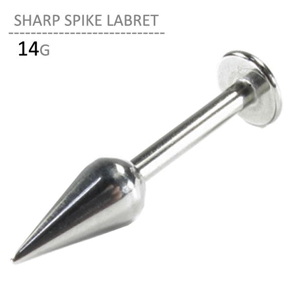 シャープスパイクラブレット 14G ボディピアス ラブレット リップ トラガス ヘリックス 耳ピアス...