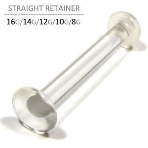 ボディピアス ストレートリテーナー/16G・14G・12G・...