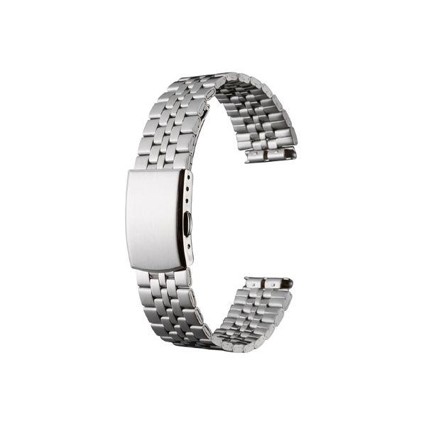 腕時計ベルト BAMBI バンビ 時計バンド ステンレススチール シルバー BSBE4413S メン...