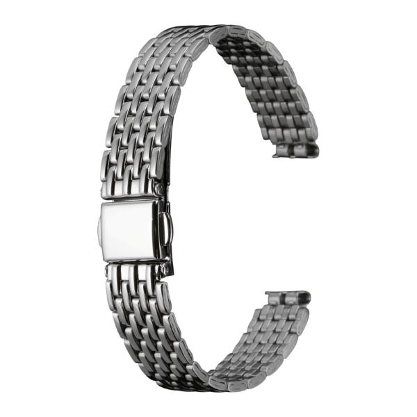 腕時計ベルト BAMBI バンビ 時計バンド ステンレススチール シルバー BSBE5525S レデ...