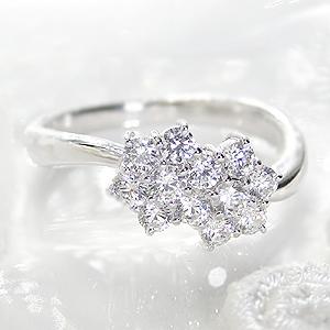 Jeweluce（ジュエルーチェ） プラチナ ダイヤモンド 0.7ct ダイヤ 指輪