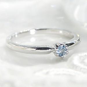 ●ぴの➠アクアマリン　指輪　18金 楽天市場】アクアマリン 指輪 ゴールド レディース リング 18金