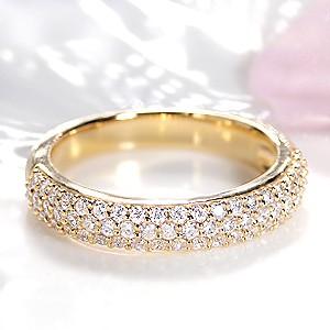 Jeweluce（ジュエルーチェ） ダイヤモンド リング K18YG ゴールド 0.5