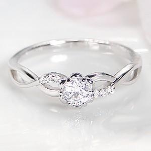 Jeweluce ダイヤモンド リング プラチナ pt950 0.23ctUP 大粒 ダイヤ  