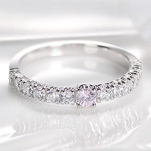 専用　Ptピンクダイヤモンドリング プラチナ ダイヤ Jeweluce（ジュエルーチェ） ピンクダイヤモンド 0.07ct Pink Dia
