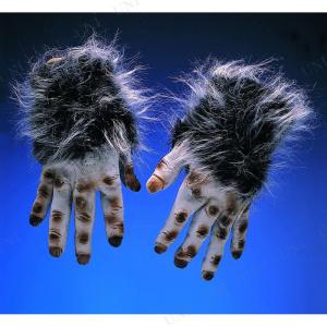 コスプレ 仮装 衣装 ハロウィン 動物 アニマル ゴリラ プチ仮装 手袋 猿の手 グレーの商品画像
