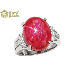 Star Ruby Pt900スタールビー ダイ...の商品画像