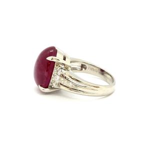 Star Ruby Pt900スタールビー ダ...の詳細画像3
