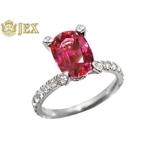 Ruby Pt900ルビー ダイヤモンドリング NO.128151-B : JEX宝石 
