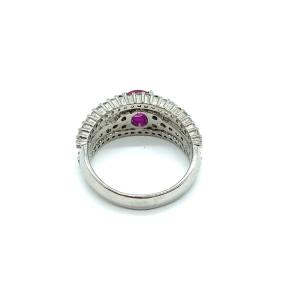 Star Ruby Pt900スタールビー ダ...の詳細画像4