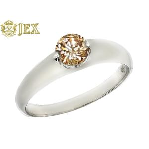 Pt900 プラチナ リング シトリン ダイヤモンド ハートシェイプ ベゼル