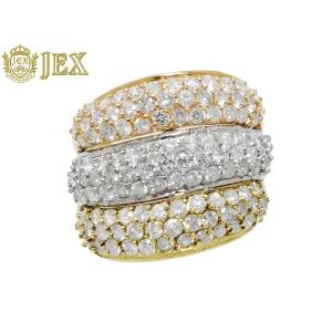 Diamond Pt900 ダイヤモンド ベビーパールリング No.60658 : JEX
