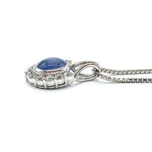 Star Sapphire Pt900 850...の詳細画像4