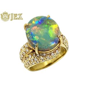 Blue Topaz K18ブルートパーズ ダイヤモンドリング NO.305672 : JEX