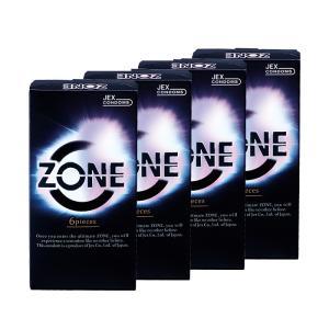 コンドーム  ZONE ゾーン 6個入×4箱 送料無料 ジェクス｜jex