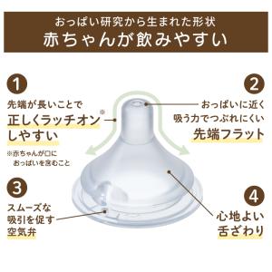 乳首 マルチフィット 広口タイプ シリコーンゴ...の詳細画像5