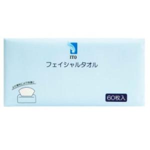 【送料無料】ＩＴＯフェイシャルタオル　60枚入×6個セット